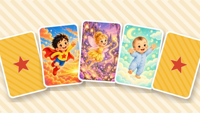 Memory cards of Yang Yang, Xing Xing and Di Di